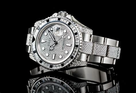 factory iced out rolex.